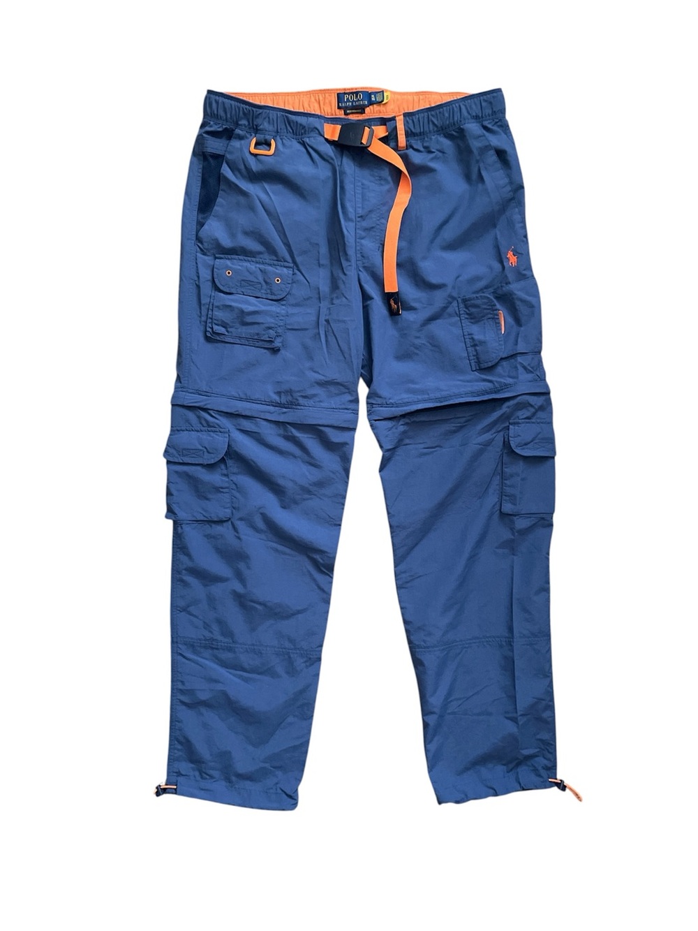 Polo by Ralph Lauren Men’s Blue Convertible Cargo Pants Shorts XL